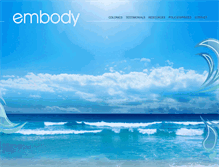 Tablet Screenshot of embodycleansing.com